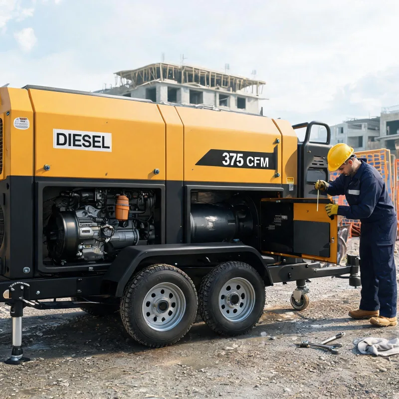 Full Routine Maintenance Pricing for 375 CFM Diesel Portable Air Compressor