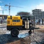High Efficiency Low Emission Filters for Diesel Portable Air Compressors: Site-Specific Breakdown