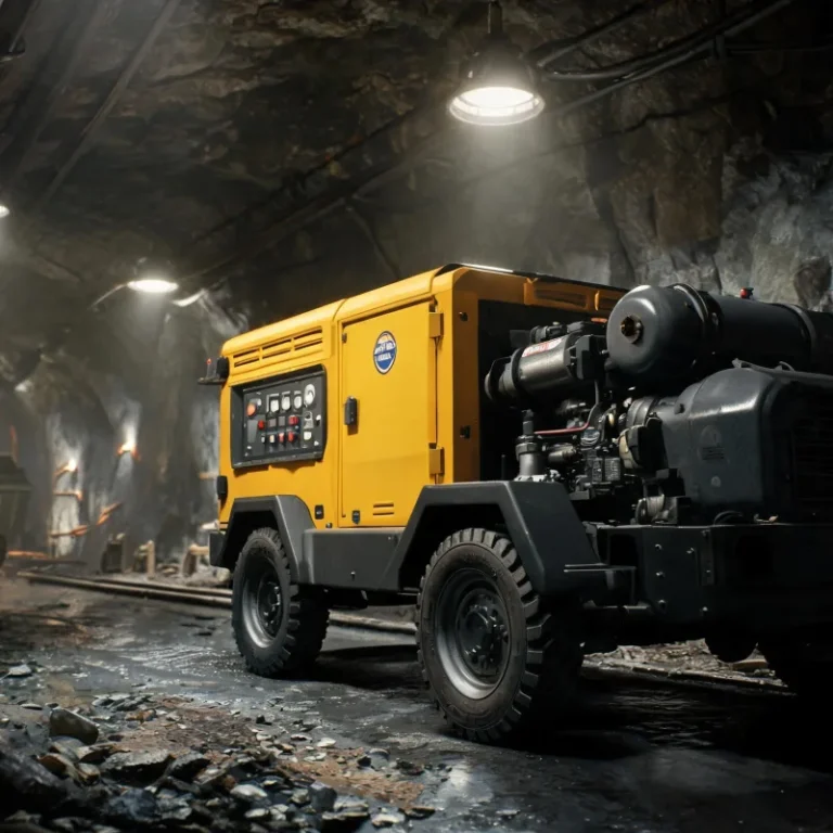 High Pressure Diesel Mobile Air Compressor for Underground Mining Tunneling