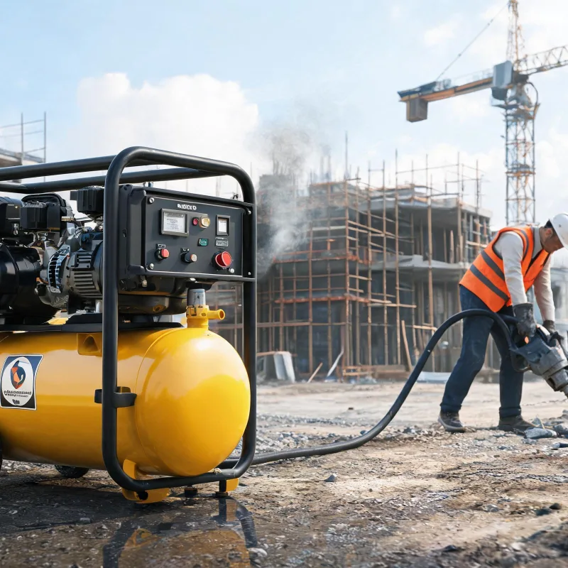 How Does a Small Quiet Diesel Portable Air Compressor Work