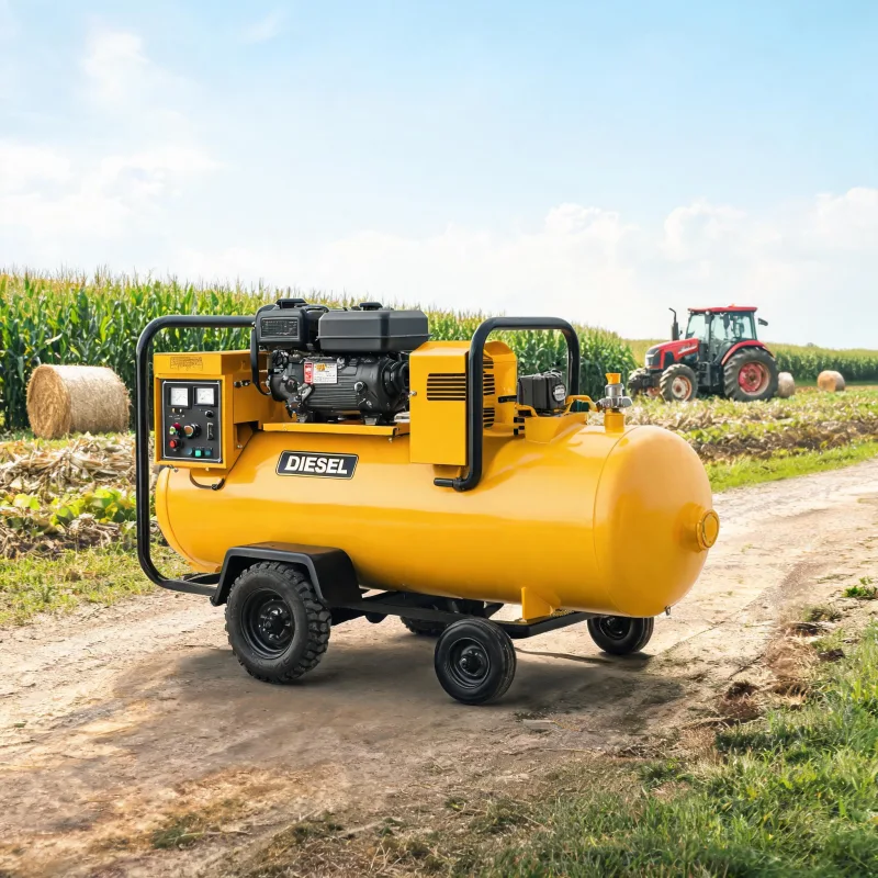 How Long Does a Diesel Portable Air Compressor Last For Farming Use