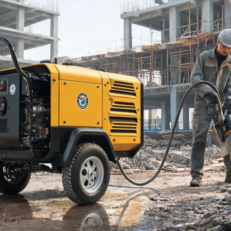 How Much Does a Reliable Diesel Portable Air Compressor Cost for Job Sites