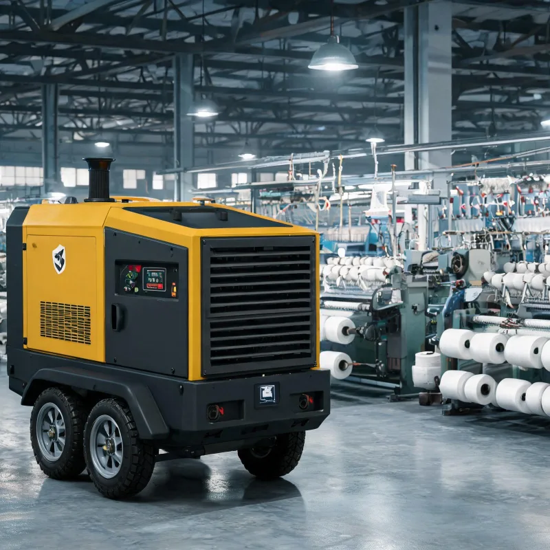How Much Does an Industrial Diesel Portable Air Compressor Cost for Textile Factories