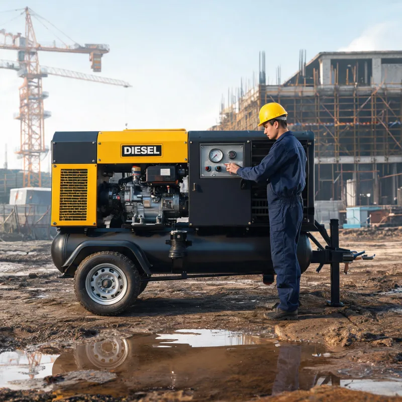 How to Fix Low Pressure on Industrial Diesel Portable Air Compressors