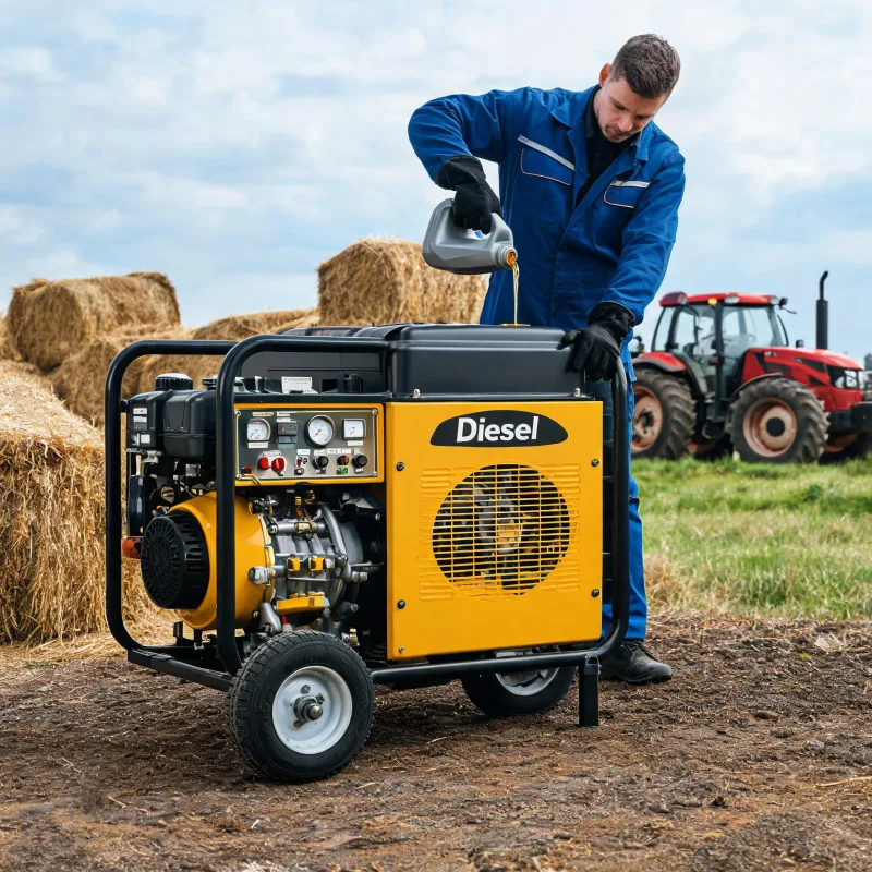 How to Maintain a Diesel Portable Air Compressor for Regular Farm Use