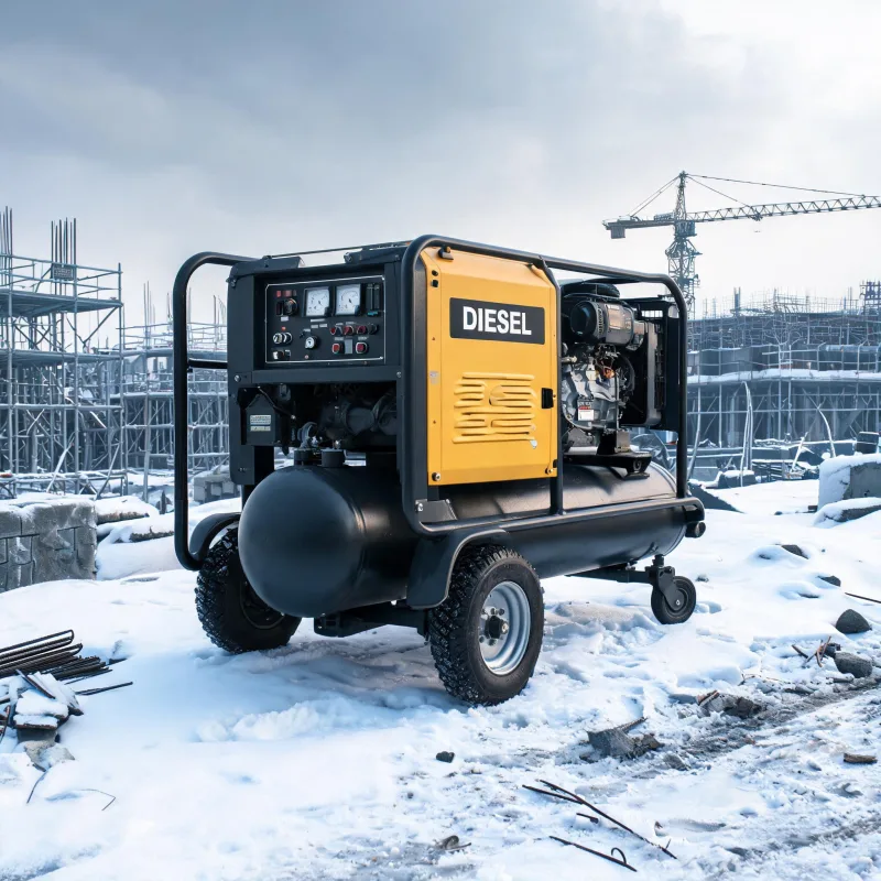 How to Winterize a Diesel Portable Air Compressor for Cold Industrial Work