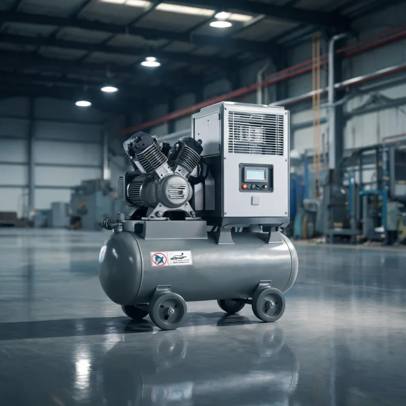 Idle Running Elimination Retrofit for Low-Efficiency Old Air Compressors