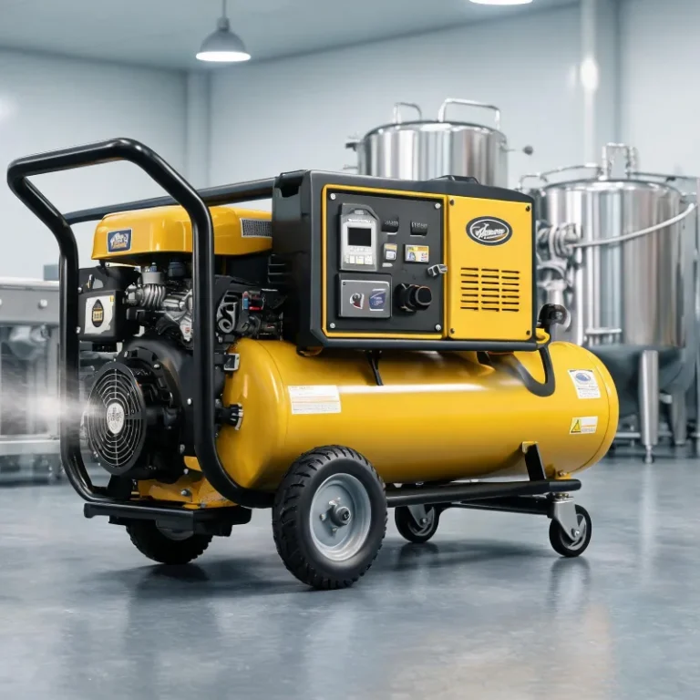 In-Depth Review: Diesel Portable Air Compressor for Medium Food Processing