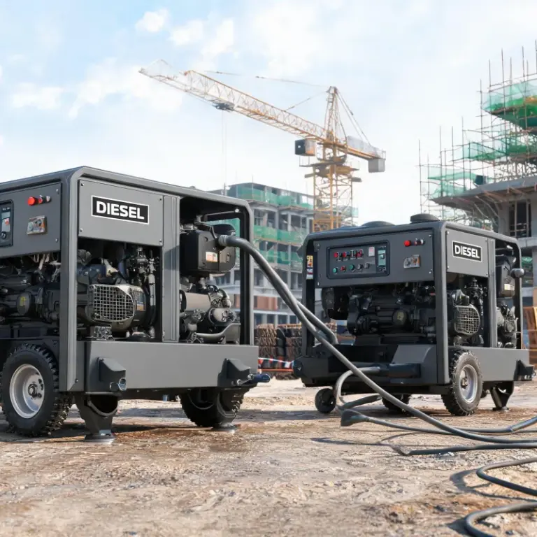 Installation Guide: Pairing Diesel-Powered Portable Air Compressor With Water-Lubricated Oil-Free Screw Units
