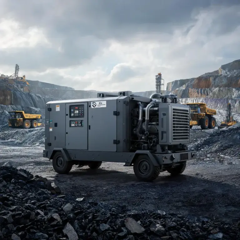 Intelligent Remote Control Air Compressor System for Remote Mining Zones