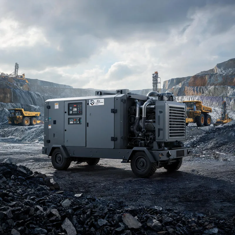 Intelligent Remote Control Air Compressor System for Remote Mining Zones