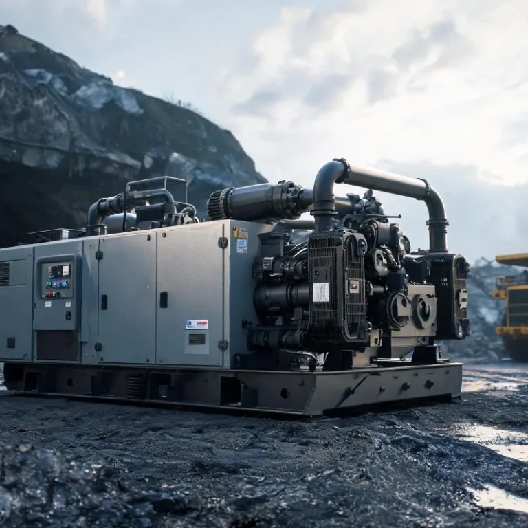 Large Flow Two Stage Screw Compressor Whole Mine Air Supply Scheme