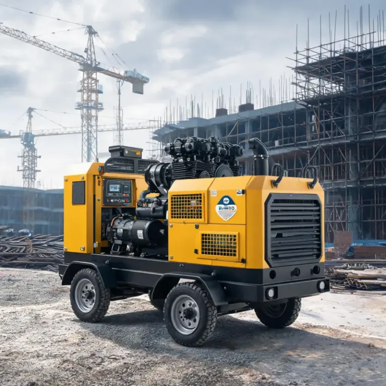 Latest Energy Efficiency Trends for Two Stage Screw Diesel Portable Air Compressors in Field Operations