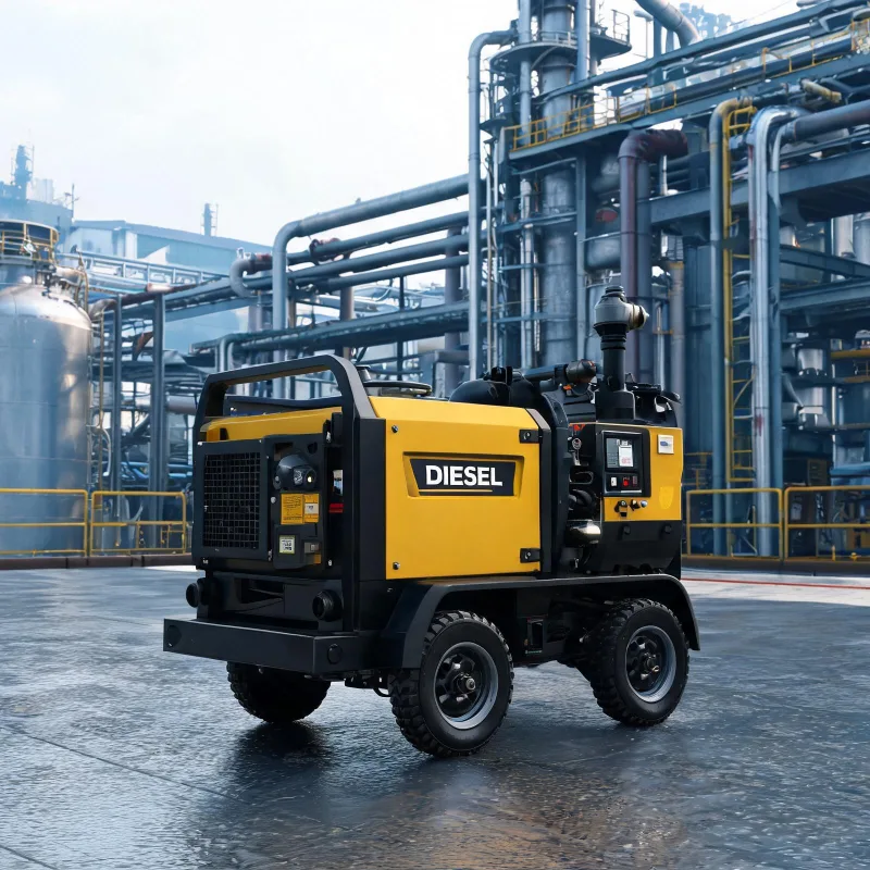 Latest Model Diesel Portable Air Compressor for Chemical Plant Safety Upgrades