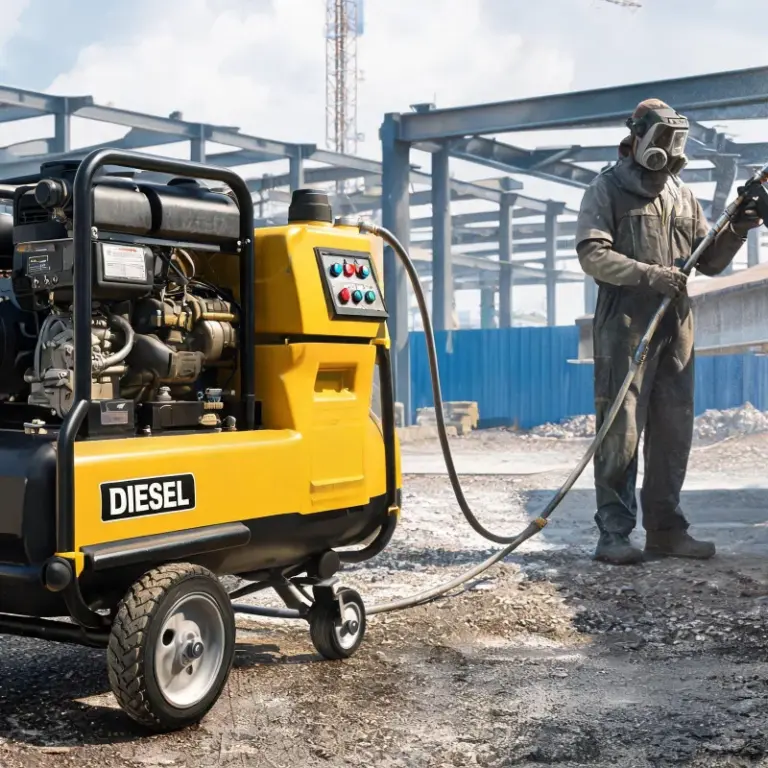 Latest Trends In High-Efficiency Diesel Portable Air Compressors For Construction