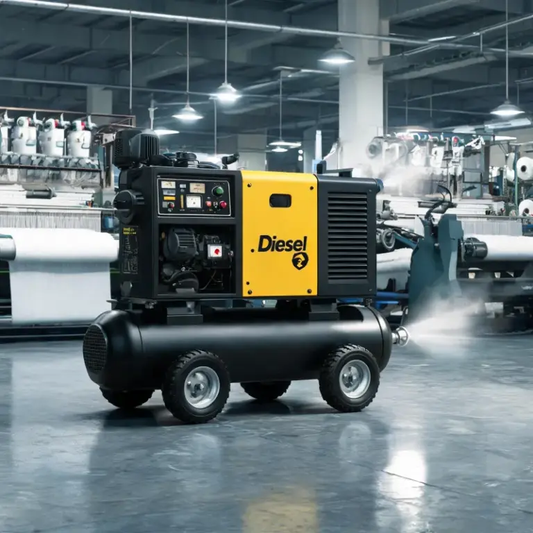 Latest Trends in Diesel Portable Air Compressor for Sustainable Textile Production