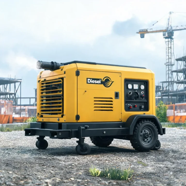 Low-Emission Energy-Saving Portable Diesel Air Compressor for Industrial Carbon Reduction