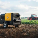 # Low Noise 185 CFM Diesel Portable Air Compressor for Agricultural Use
