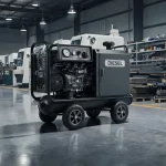 Low Noise Diesel Portable Air Compressor For Mid-Sized Manufacturing Factories