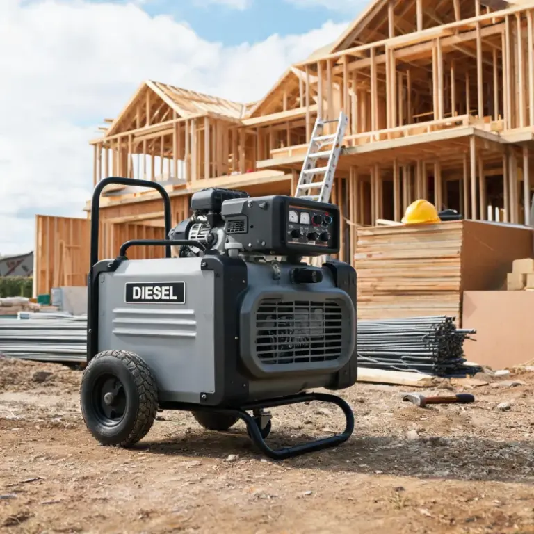 Low Noise Diesel Portable Air Compressor for Residential Construction Projects