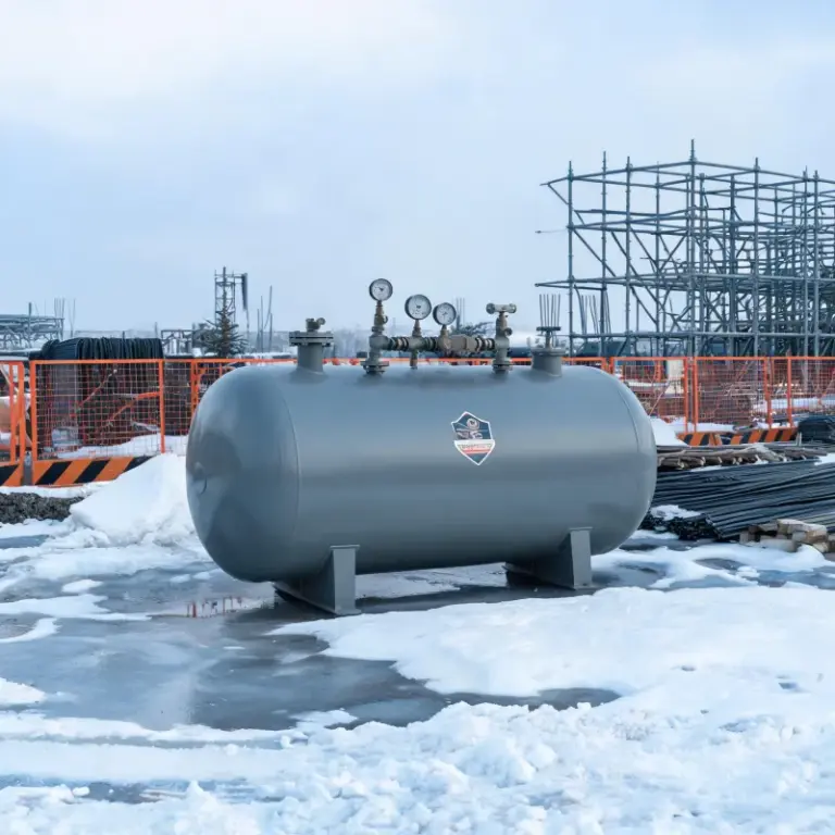 Low Temperature Resistant Air Receiver Tanks for Northern Construction Sites