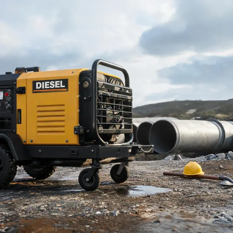 Matching Diesel Portable Air Compressor to Off-Grid Pipeline Construction Projects
