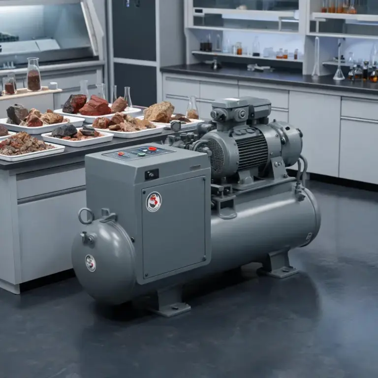 Mine Special Oil Free Air Compressor for Ore Sample Laboratory Use