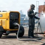 New 2024 Diesel Portable Air Compressor Models for Sandblasting & Rust Removal
