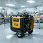 New 2024 Diesel Portable Air Compressor for Food Processing & Construction Projects