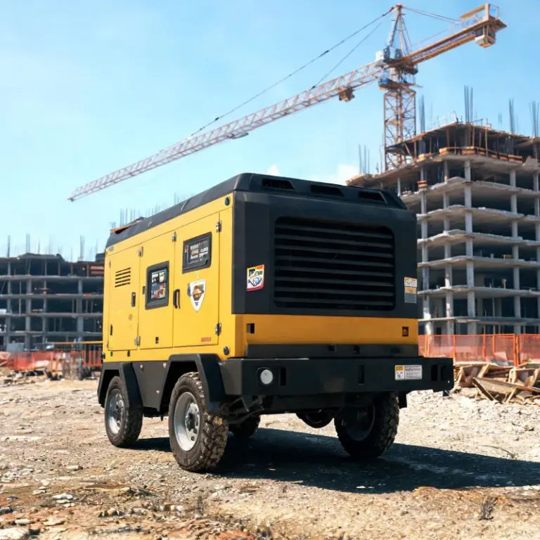 New Air Compressor Product Release News: Construction Site Mobile Air Compressor New Release 2026