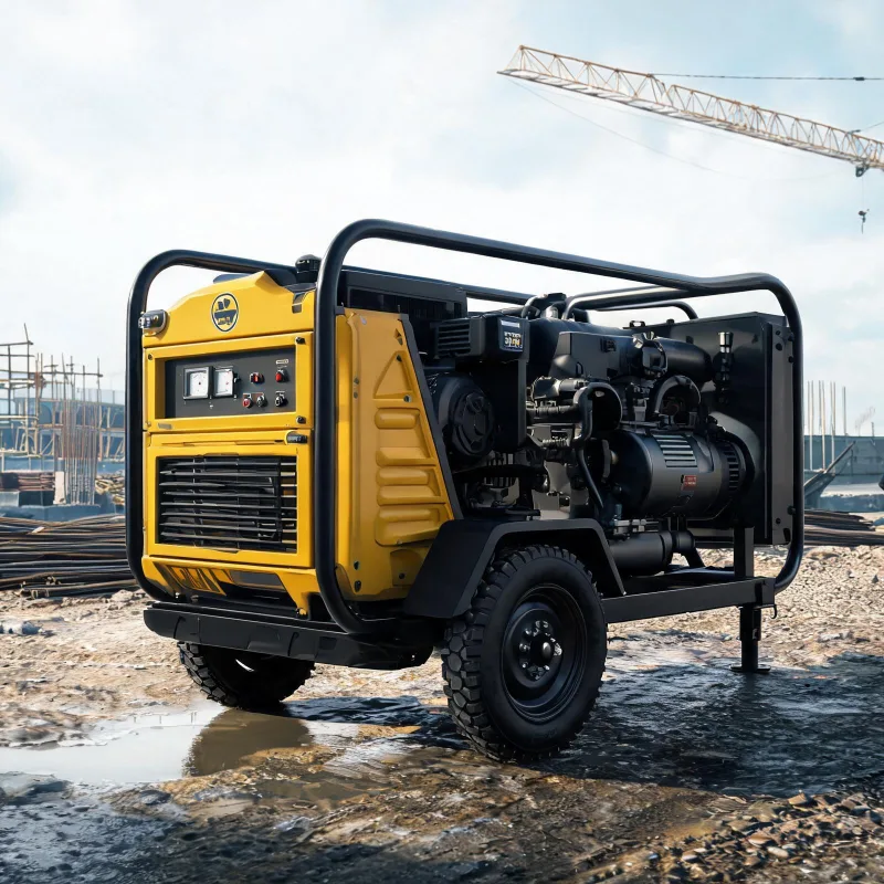New Arrival Heavy Duty Diesel Portable Air Compressors for Industrial Projects