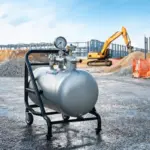 Portable Small Air Receiver Tanks for Mobile Diesel Compressor Units