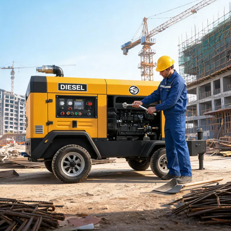 Professional Review: Maintenance Ease for Top Diesel Portable Screw Air Compressor Brands