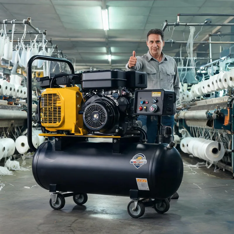 Recommended Quiet Diesel Portable Air Compressors For Independent Textile Mill Owners