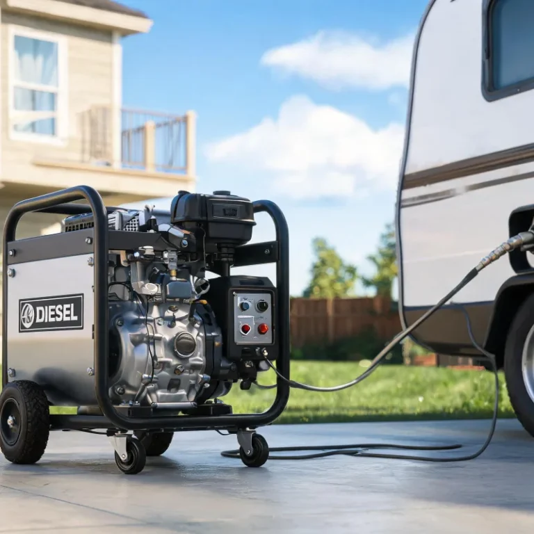 Residential Use: Low Noise Lightweight Oil-Free Diesel Portable Air Compressor