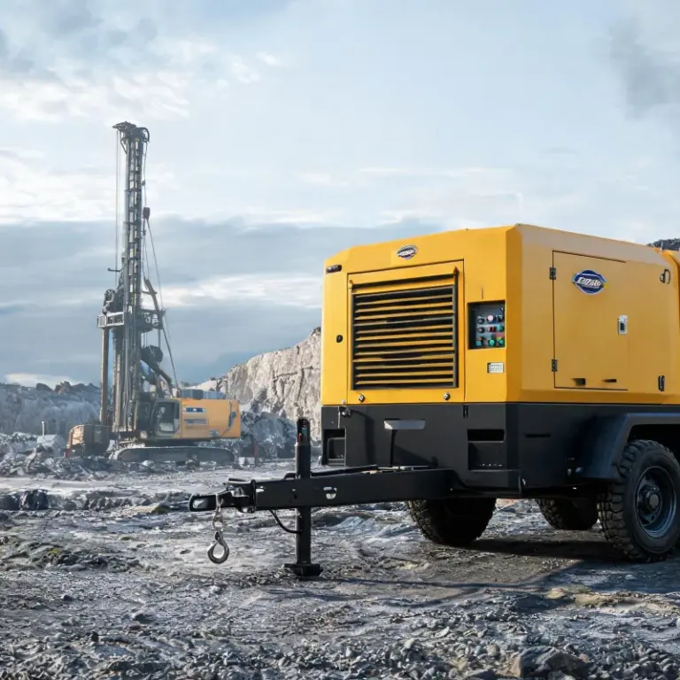 Selecting a Newly Upgraded Towable Air Compressor for Mineral Exploration Drilling Projects