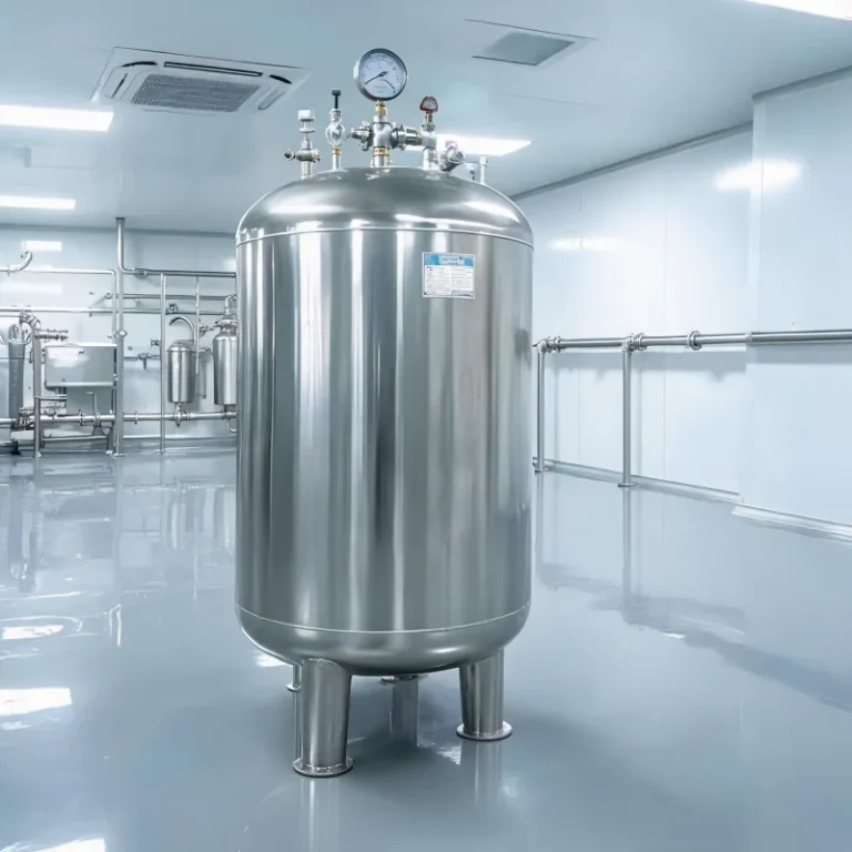 Stainless Steel Air Receiver Tanks for Food and Pharmaceutical Production Lines