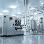 Stainless Steel Pipeline Matching Oil-Free Compressor Food Processing Plant Case