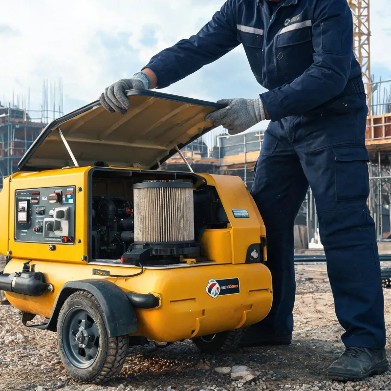 Step-by-Step Guide to Changing Air/Oil Separator for Diesel Portable Air Compressor