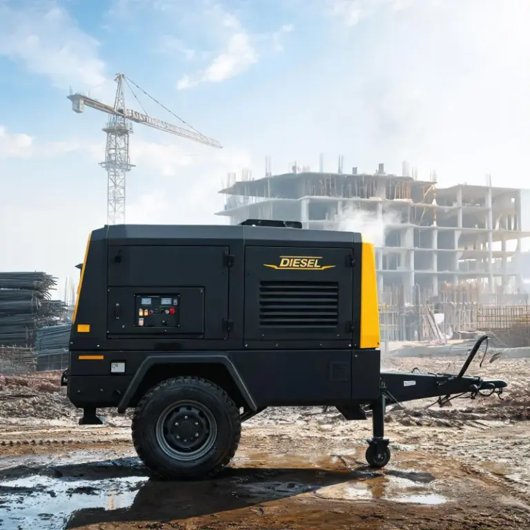 Top Reviewed Diesel Portable Air Compressors for Industrial Construction