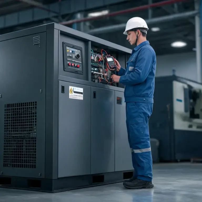 Troubleshooting VSD Air Compressor Frequency Conversion Failure Errors