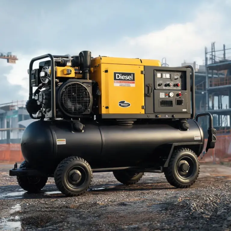 Updated 2024 Best Selling Diesel Portable Air Compressor for Industrial Use