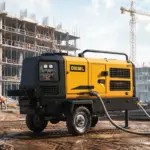 Upgraded Diesel Portable Air Compressor for Large-Scale Construction Projects