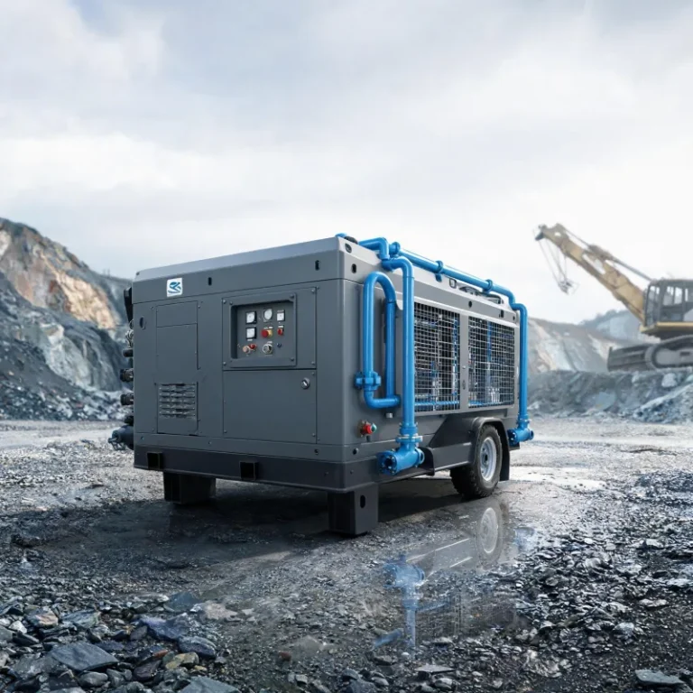 Water Cooled Mining Air Compressor 24 Hour Continuous Running Solution