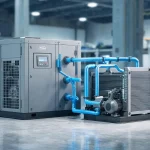 Water Cooling System Transformation to Cut Air Compressor Power Consumption