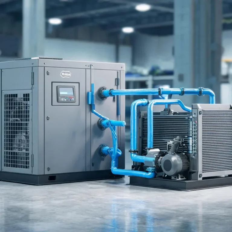 Water Cooling System Transformation to Cut Air Compressor Power Consumption