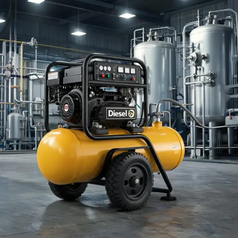 What Size Diesel Portable Air Compressor For Small Chemical Plant Operations