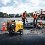 What Size Portable Compressor Suits Road Maintenance Municipal Projects