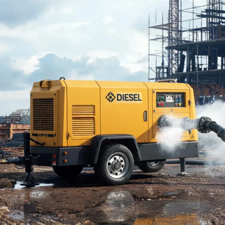 Why Your Small Diesel Portable Air Compressor Loses Pressure Through Connected Piping