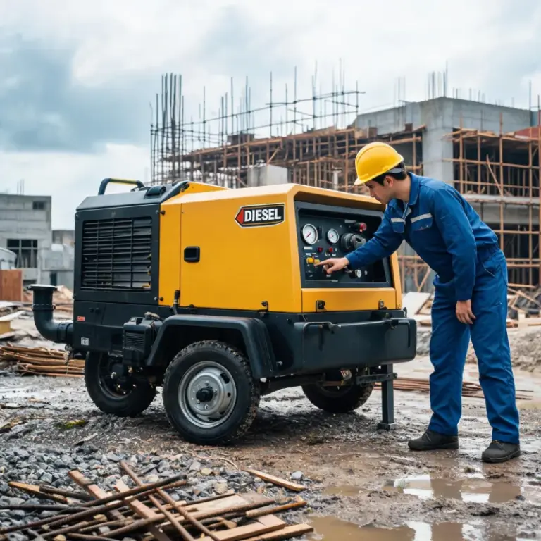 Why Your Small Portable Diesel Air Compressor Fails to Build Enough Pressure